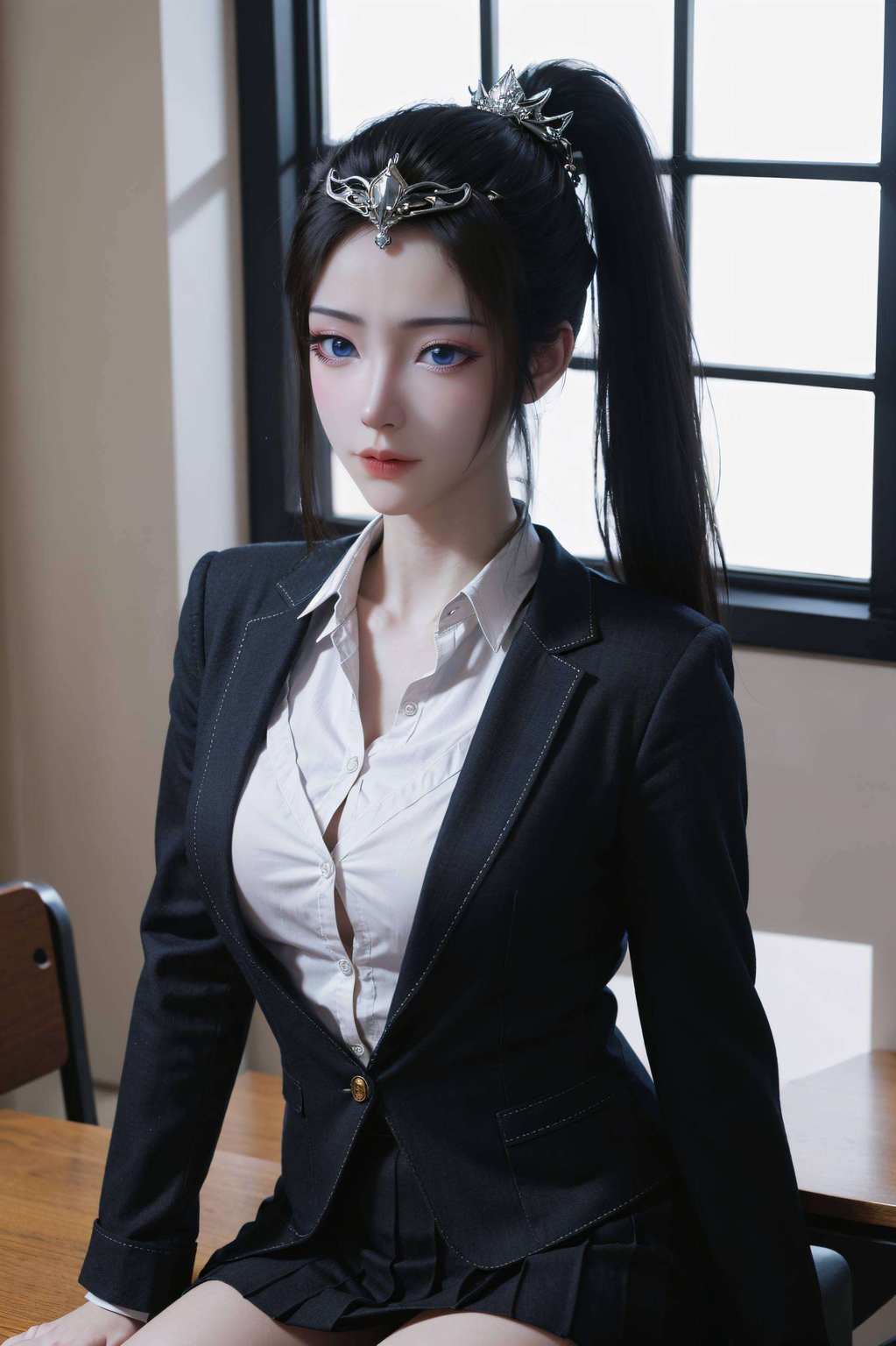炫彩效果即使她生气的时候也让人忍不住心动