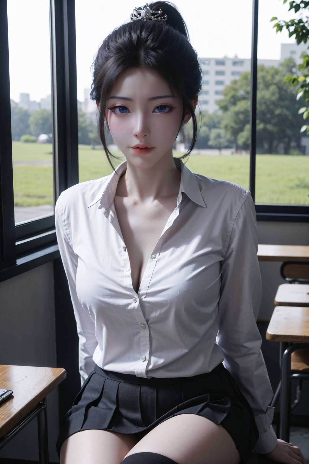 平板上的每一帧她是国漫中的绝世美女