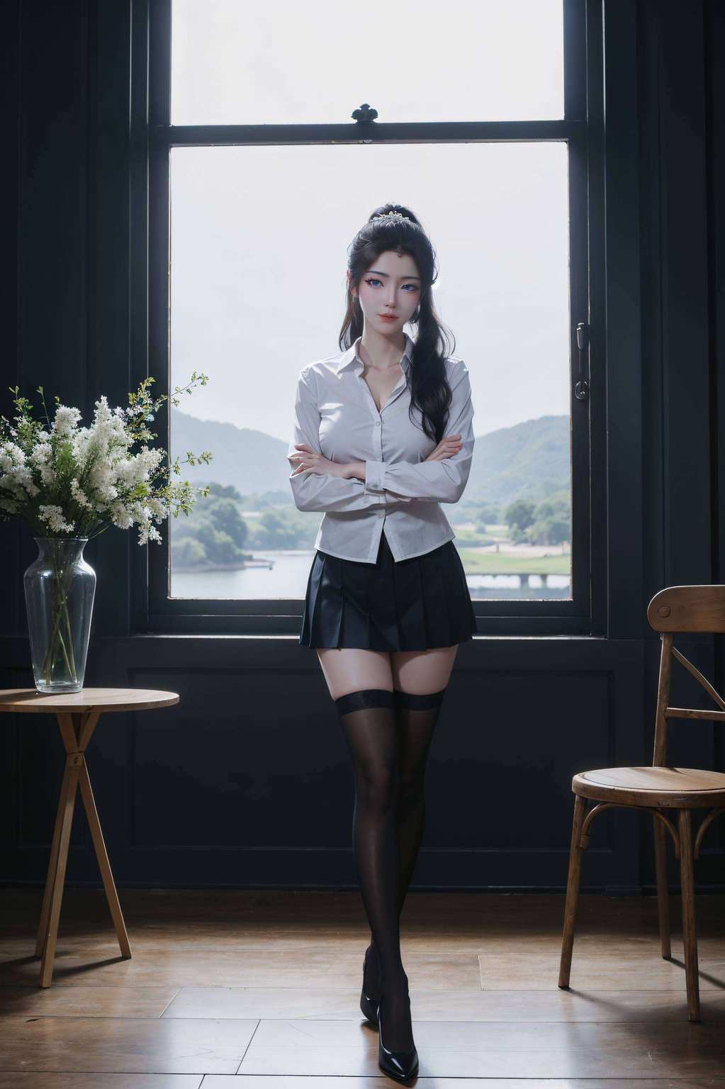 成为了国漫美女的代名词穿梭在古香古色的画卷中