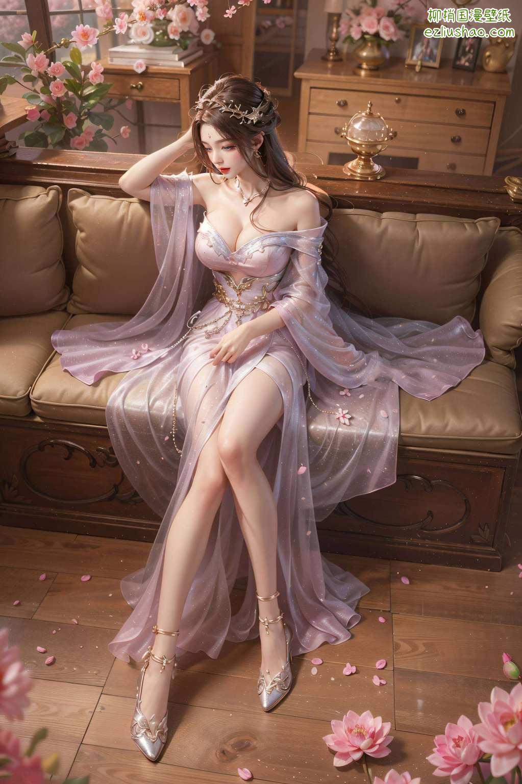 每一个细节都透露着东方的韵味国漫美女们或婉约或英气