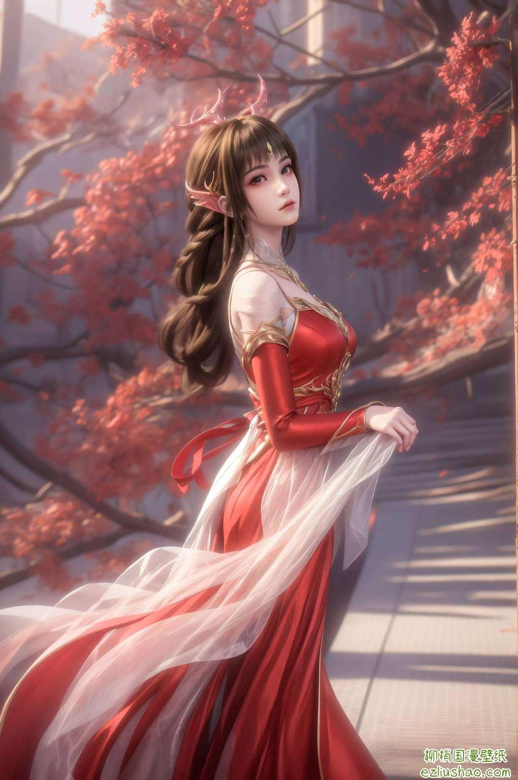 云落化身龙族公主她的身影如梦似幻