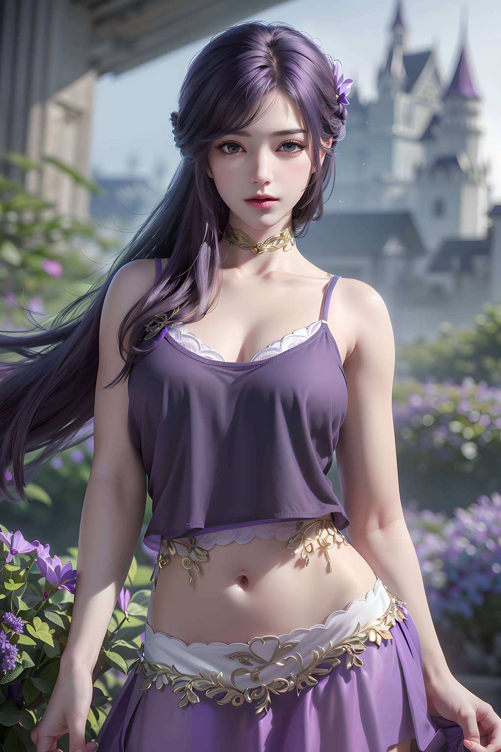 容颜映月乃国漫之美神