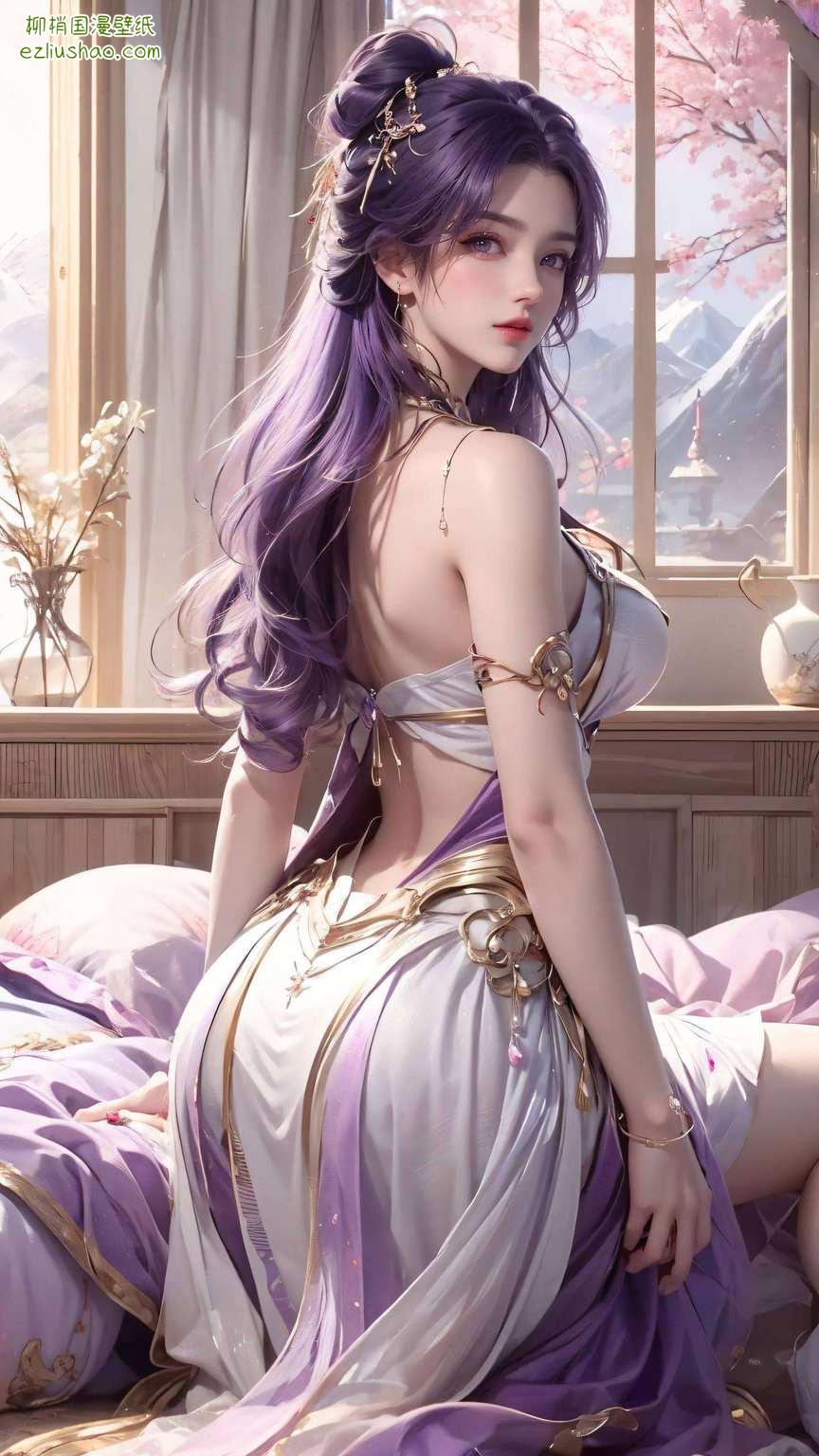 还带着一丝丝玄幻的气息简直是国漫美女中的战斗机！嘻嘻