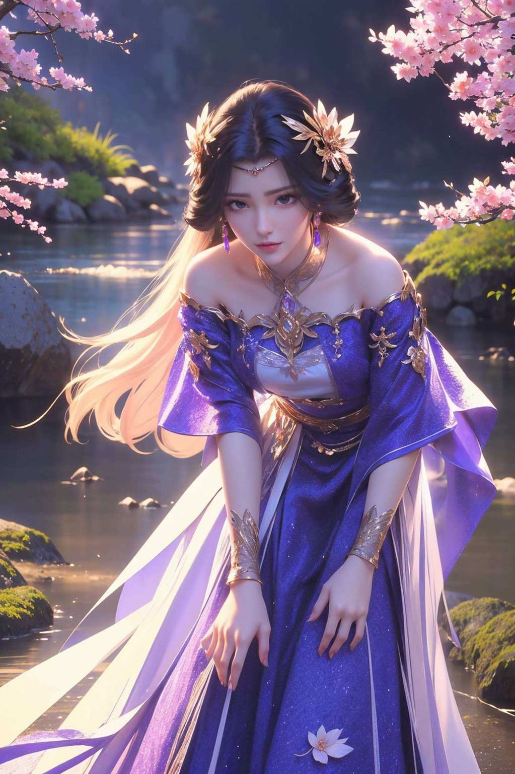 云曦漫步在完美世界每一次变装都让人眼前一亮