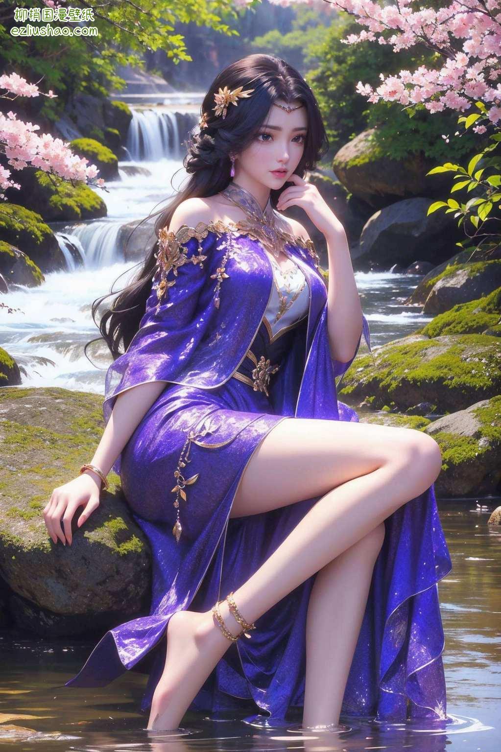 美得仿佛是从玄幻故事中走出的仙子哎