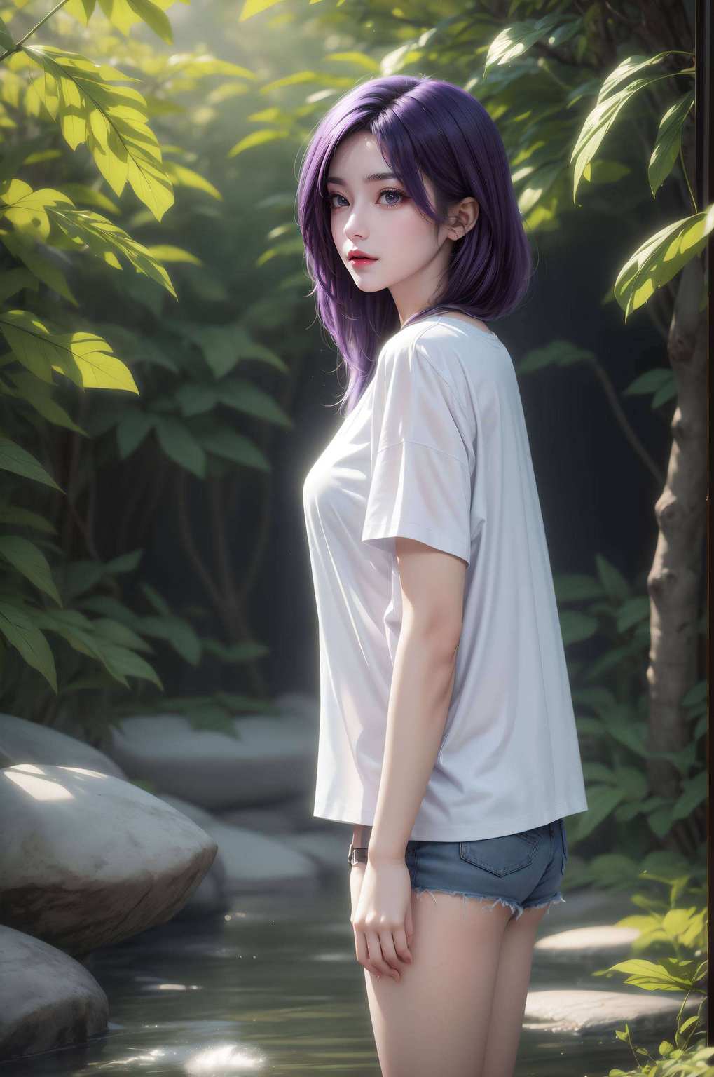 美眸如水云端之上