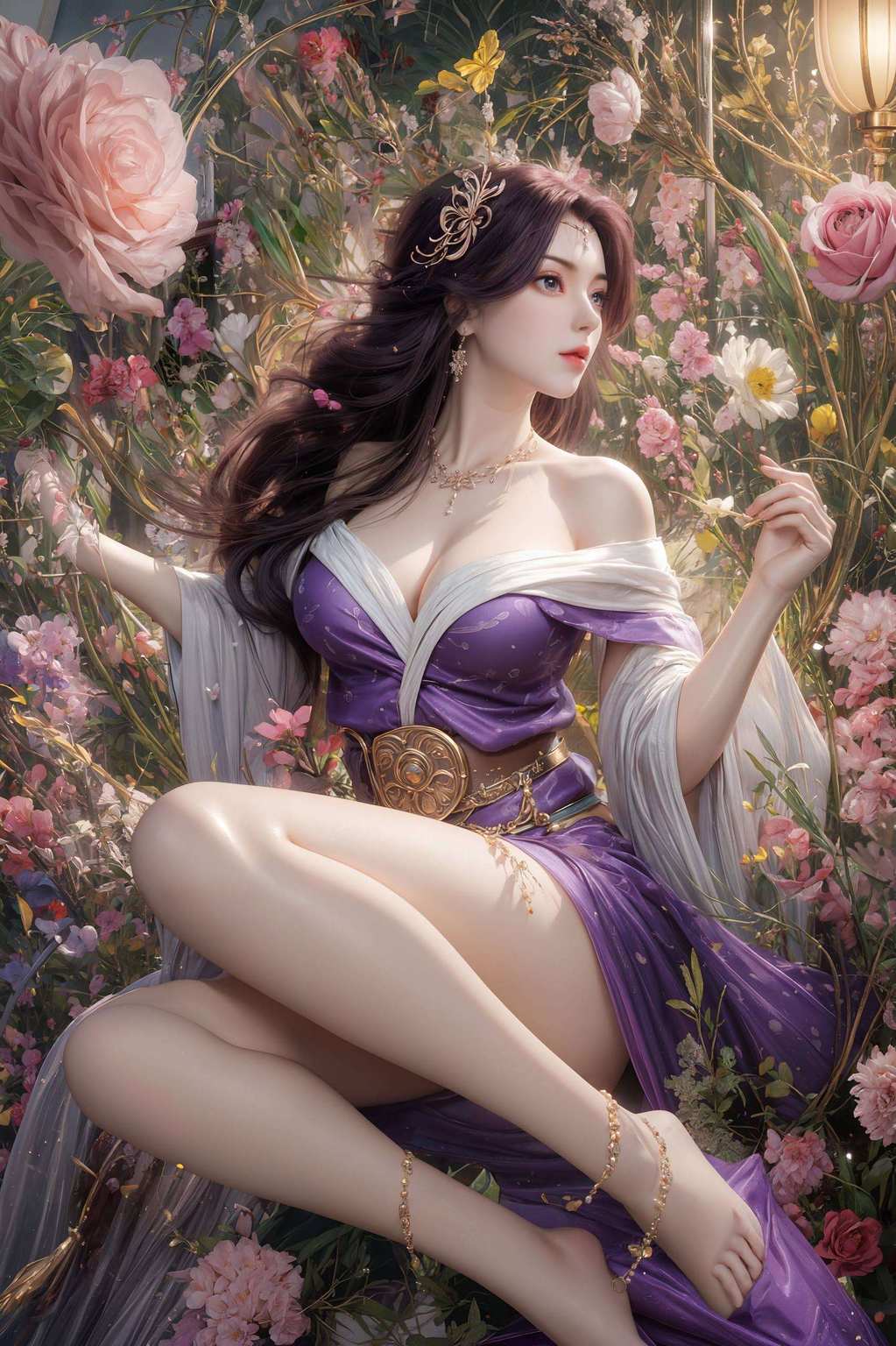 还带着一丝丝神秘的玄幻色彩今儿给大家介绍一款绝美的国漫壁纸——那就是咱们的云曦小仙女啦！这位美眉不仅颜高气爽