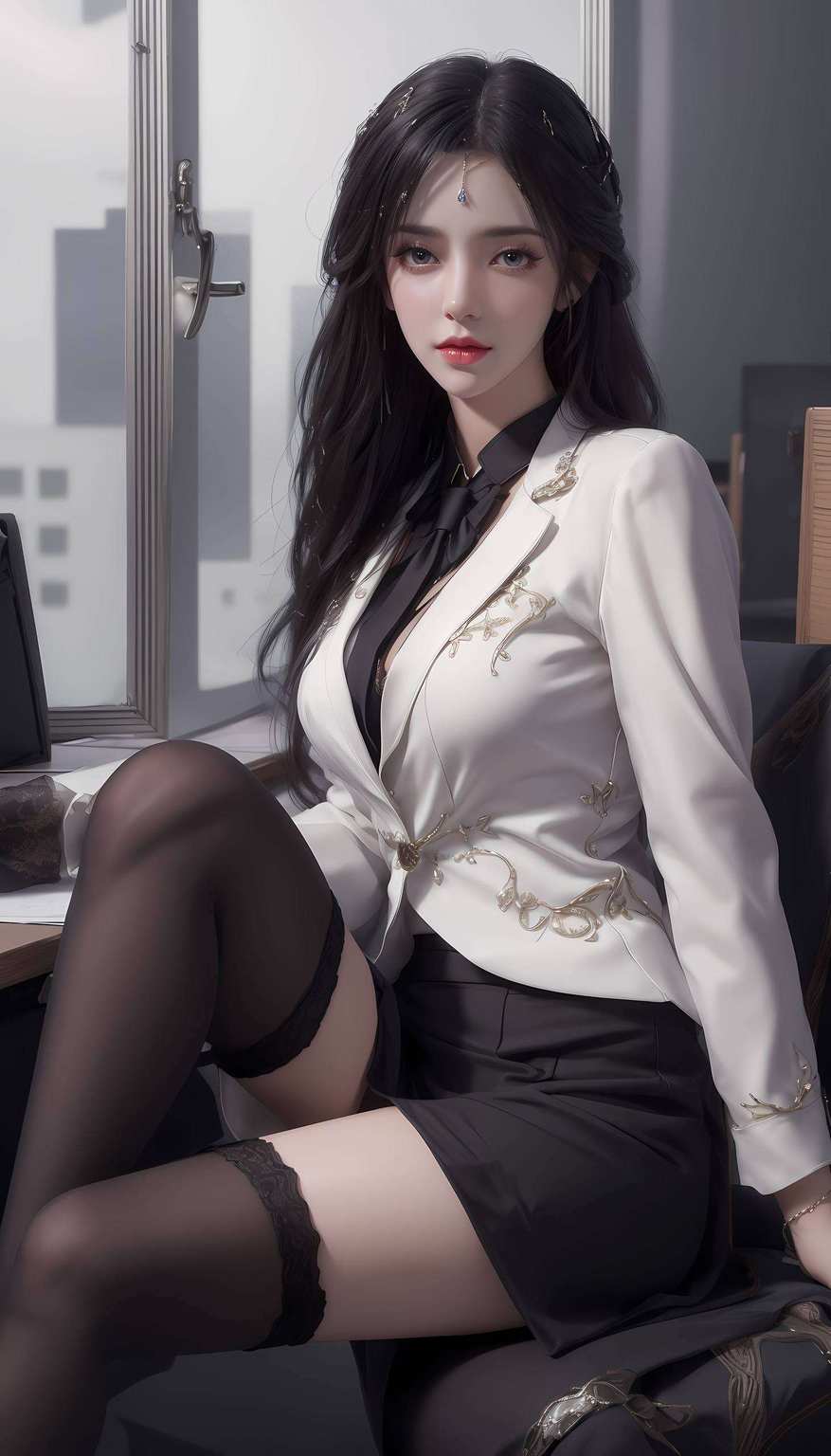 各位小伙伴们变装后的她可是充满了玄幻气息