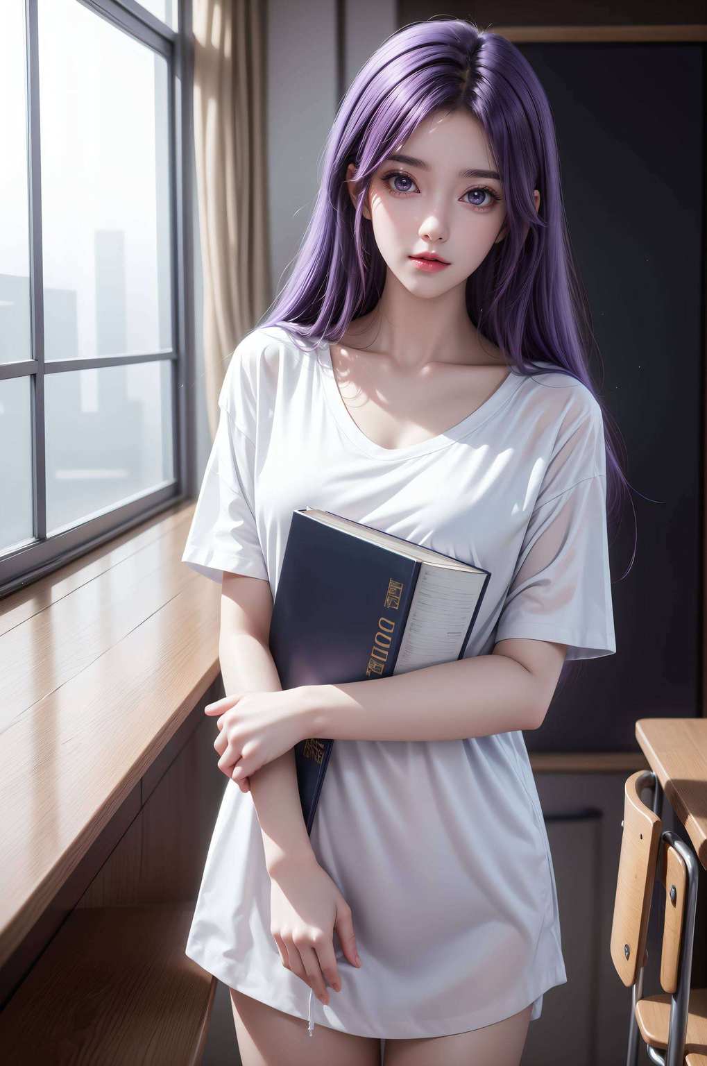 跟荒天帝一站就像是从国漫里走出来的完美女神