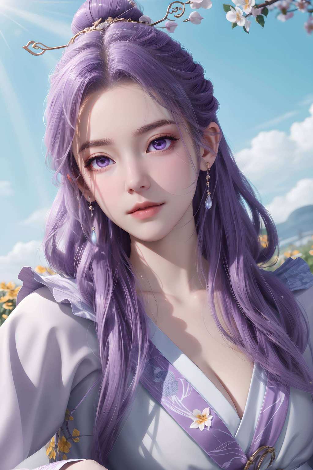壁纸映其神韵美女翩翩