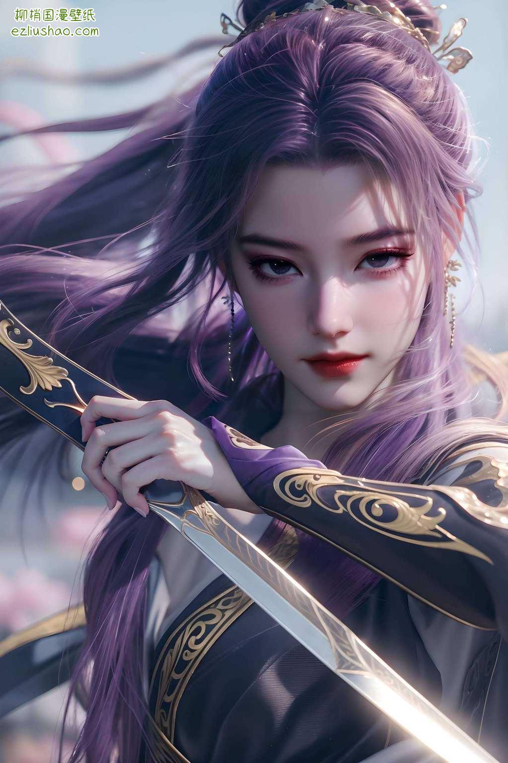 美女壁纸随便挑保你手机一秒变身玄幻仙境！快来挑选你的国漫女神