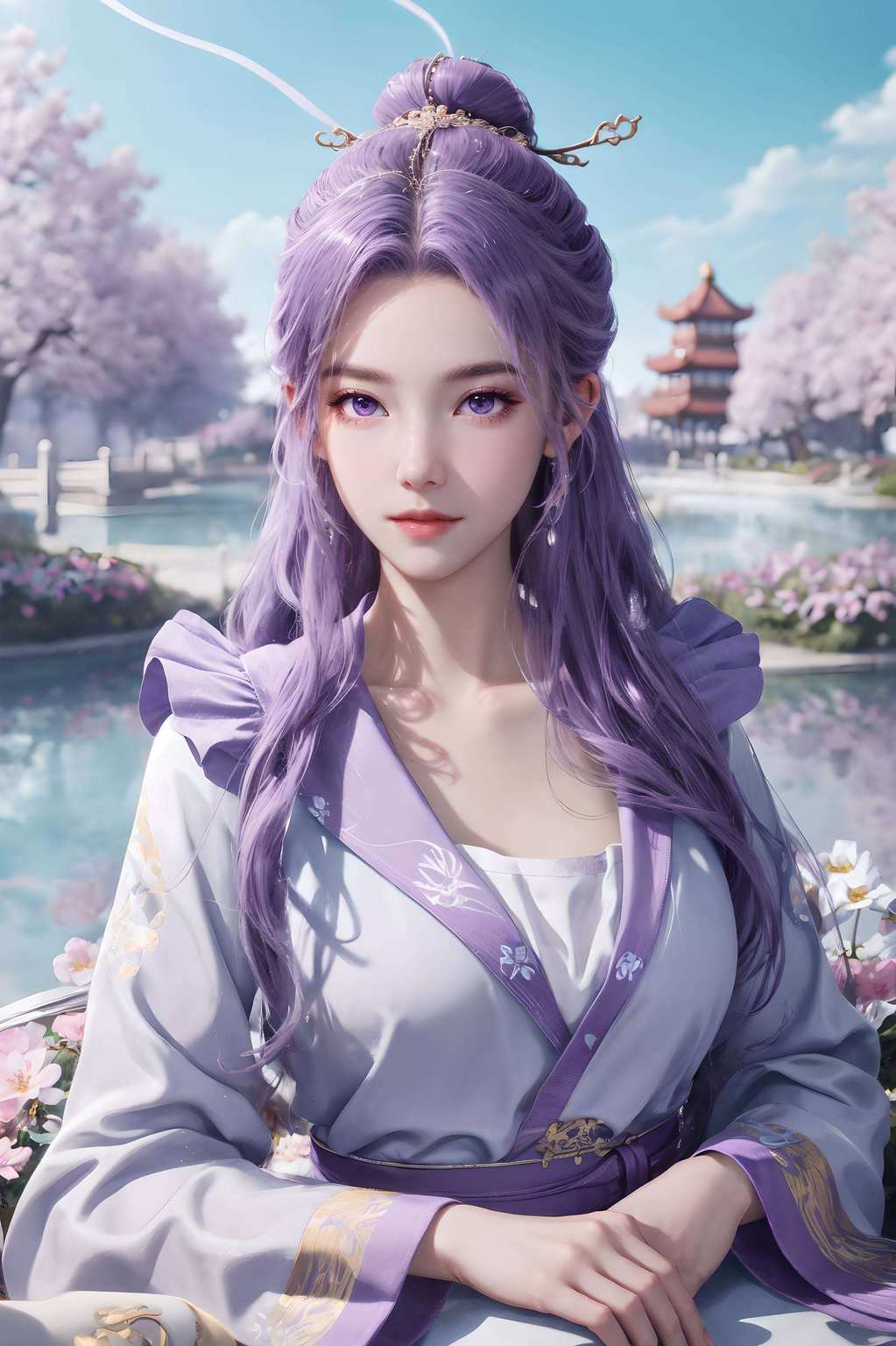 漫步在古香古色的云霄仙境如梦如幻