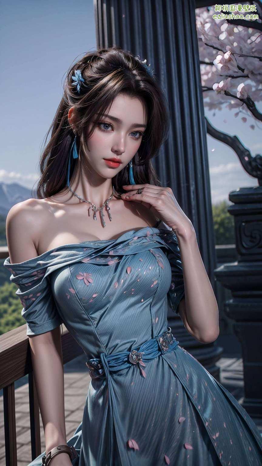 还是玄幻世界的奇幻色彩绝对是斗破苍穹迷们的福音！这壁纸把云韵的国漫女神气质展现得淋漓尽致