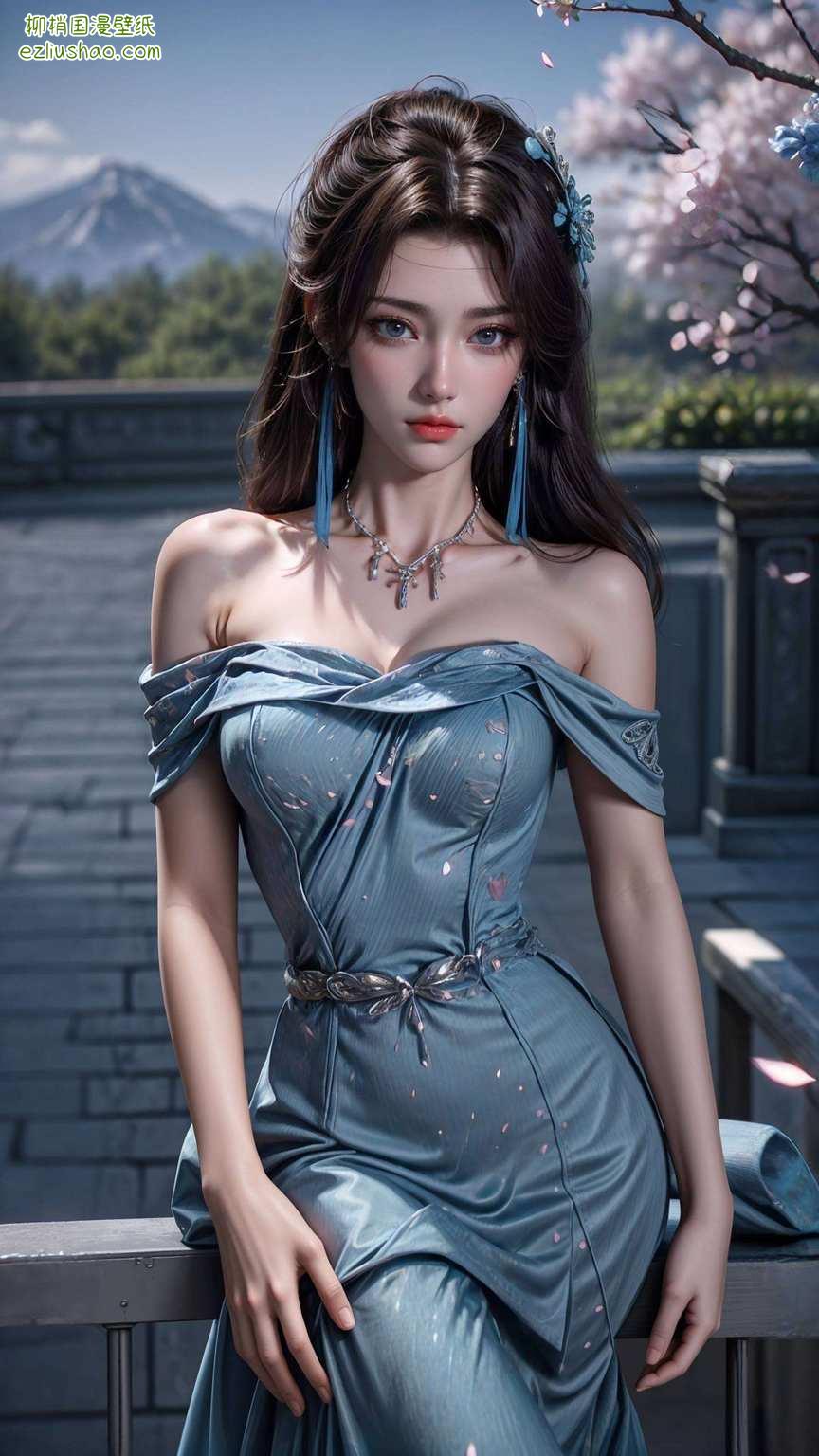 那云岚宗的仙子今儿给大家带来一款古香古色的国漫壁纸盛宴！云韵女神横屏头像动漫