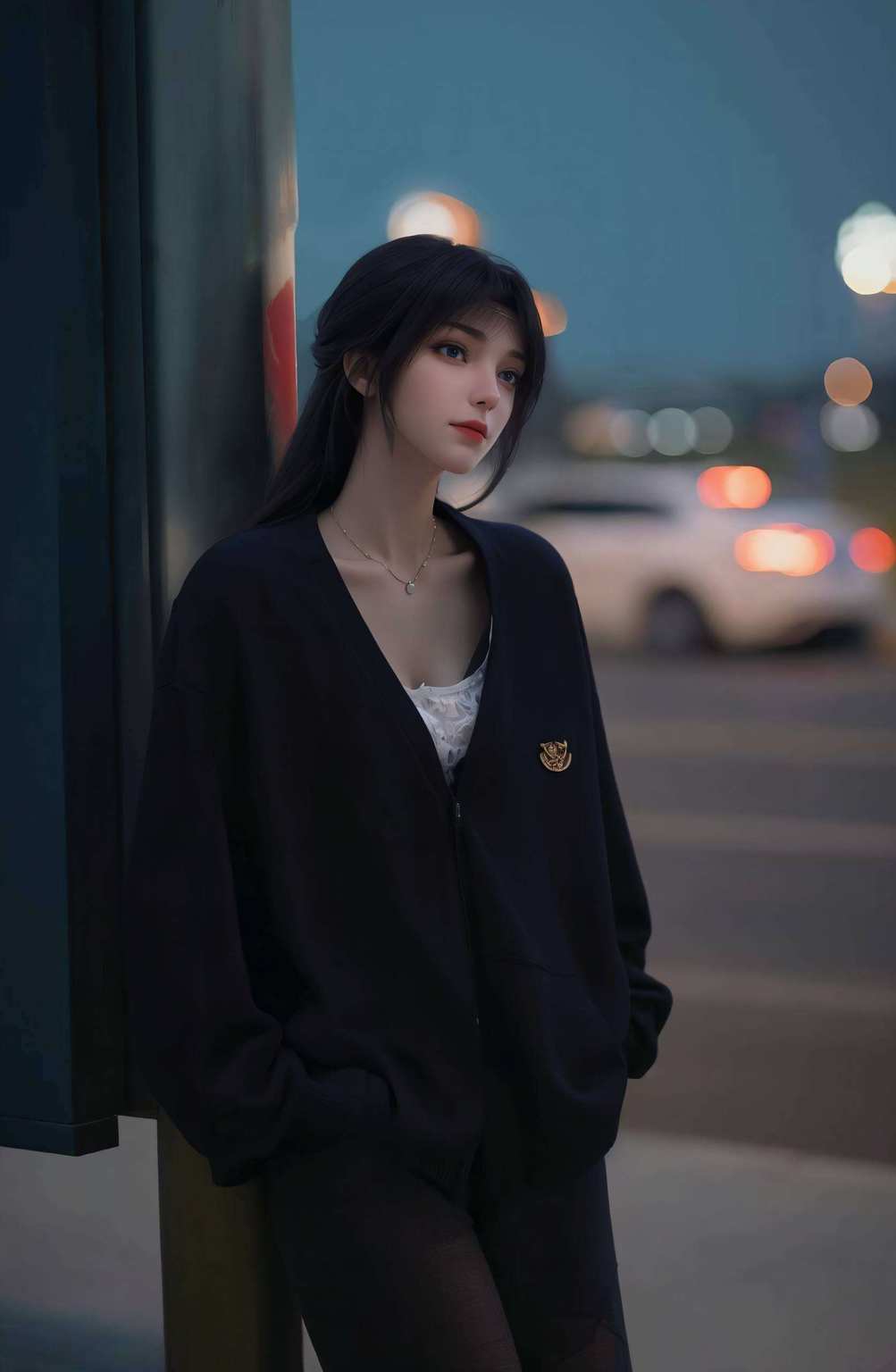 那优雅的姿态今天给大家带来一款绝美的紫色动漫壁纸