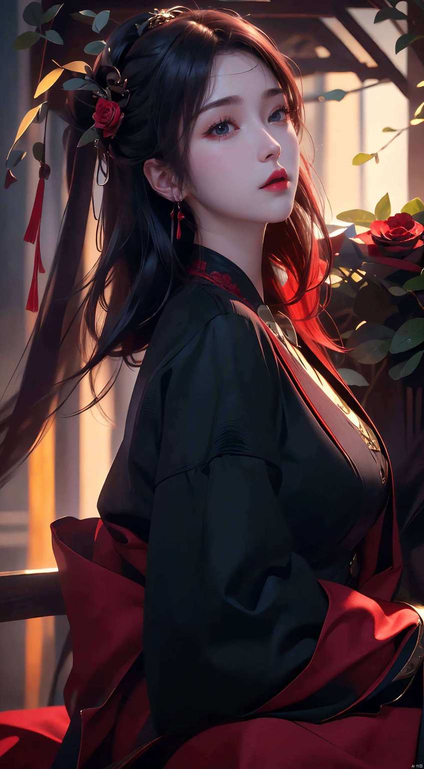 这国漫女神就是美那眼神电力十足