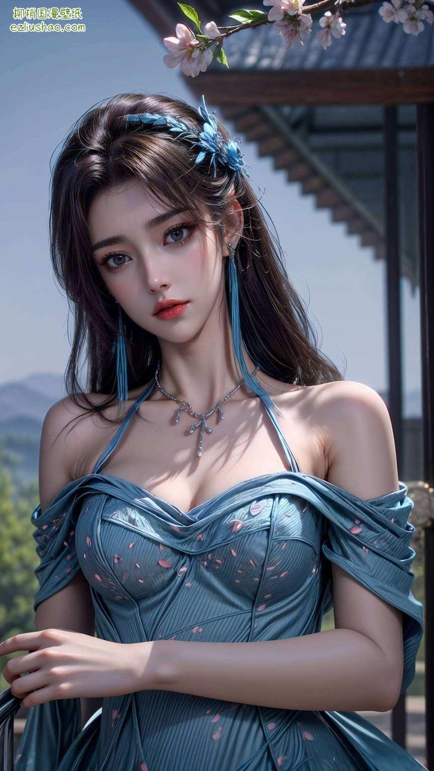 就在你的指尖触碰！快来体验这份独特的国漫风情吧！国漫女神的魅力