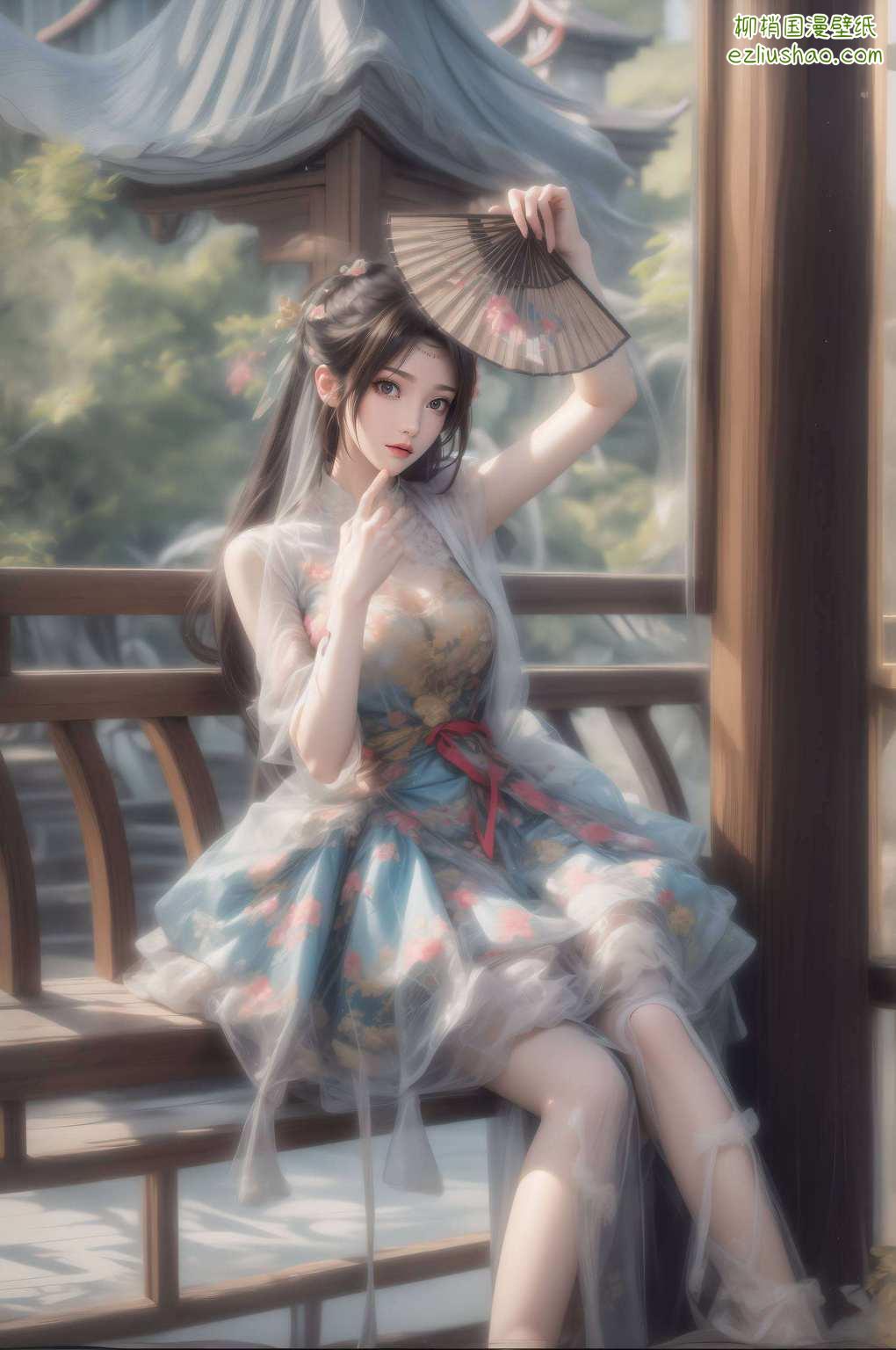 今天给大家带来一份古香古色的视觉盛宴！这位云韵女神更是国漫女神的集结号