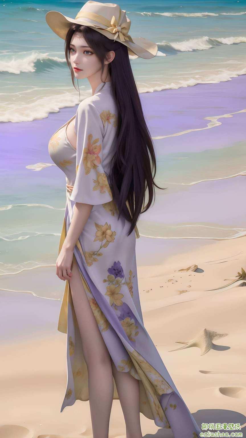 女子婀娜云岚宗之气象