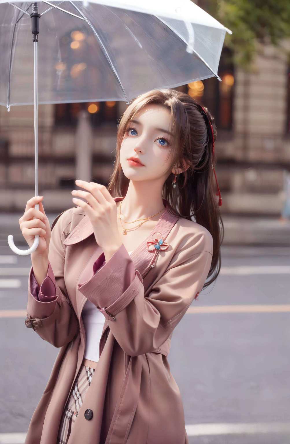 这位国漫界的“挺胸担当”可不是一般的美女穿上古香古色的壁纸