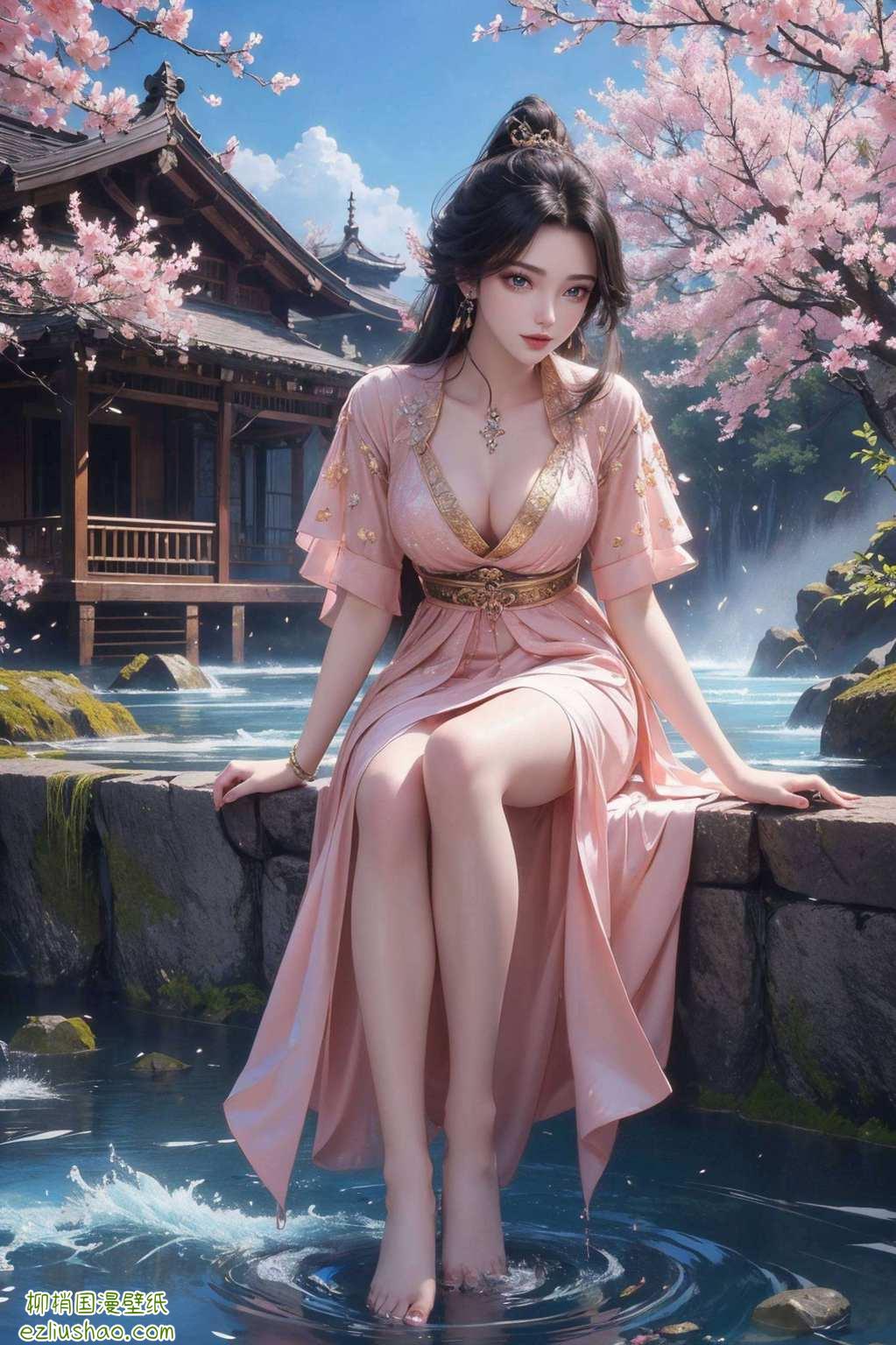 仿佛置身仙境那位翩翩起舞于仙逆世界的国漫女神