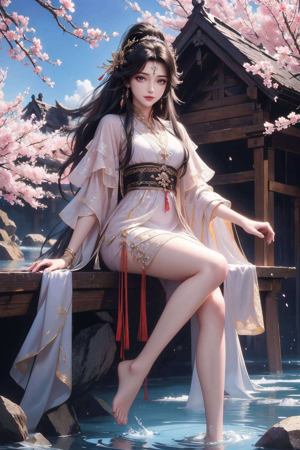 那位翩翩起舞的国漫女神让每一寸屏幕都充满了仙气与魅力