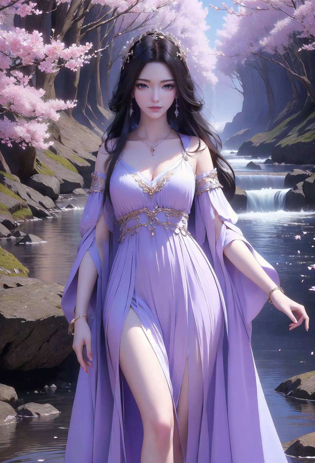 玄幻世界中紫灵壁纸映