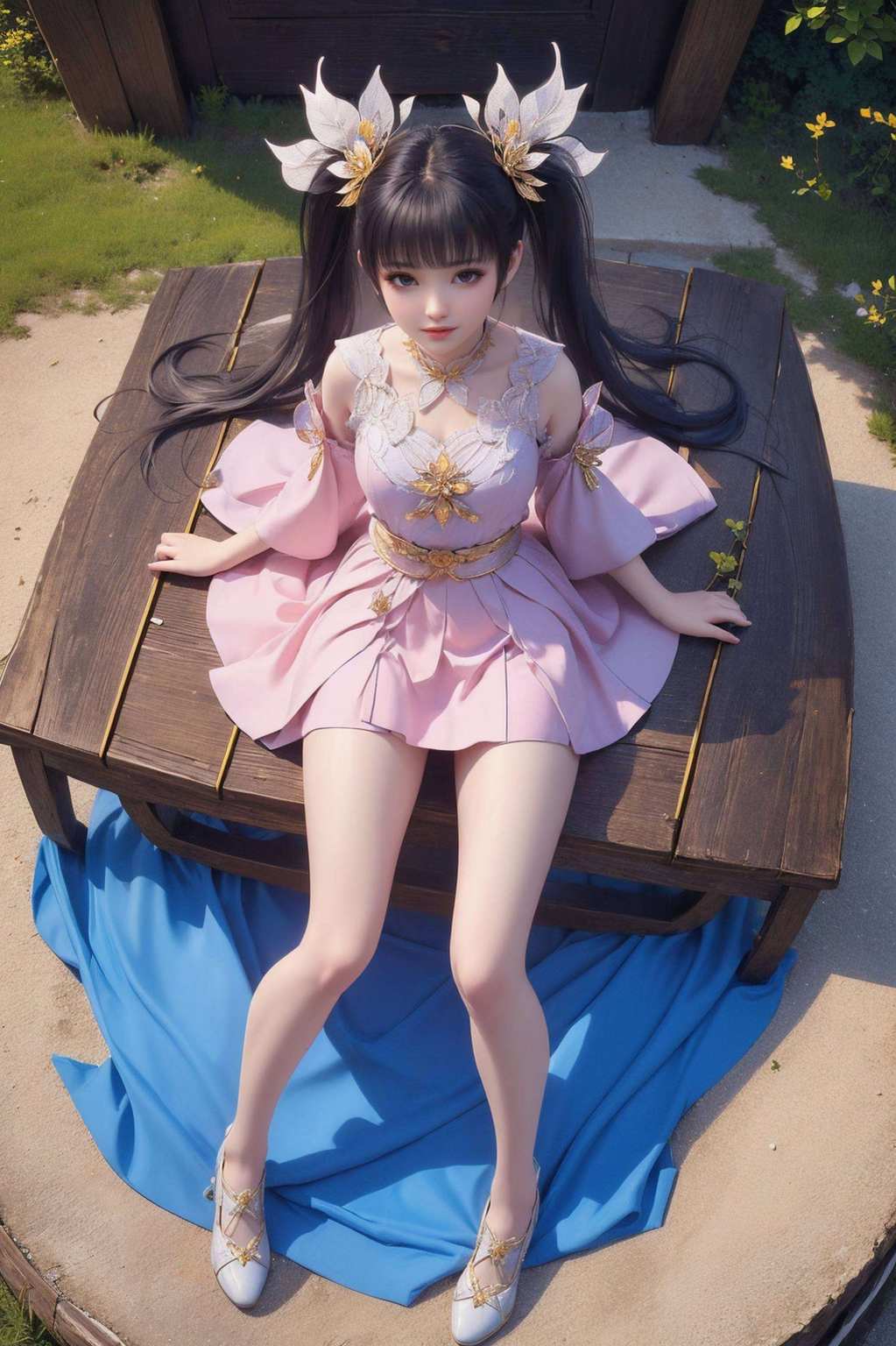 她可是国漫女神的代表哦！紫色仙裙飘逸各种元素完美融合