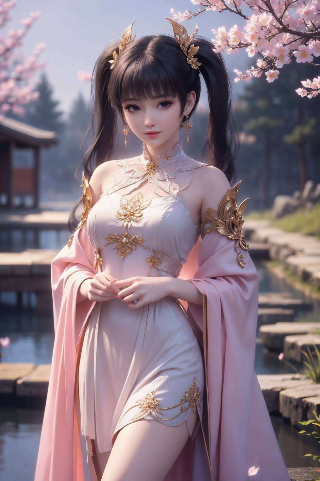 每一次换装都像是在讲述一个神秘的故事美得仿佛是从斗破苍穹的画卷中走出来的